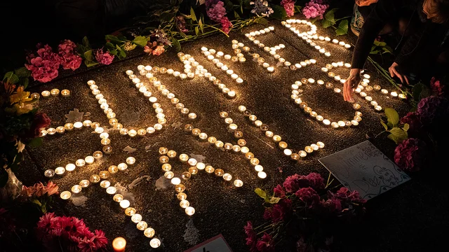 A vigil to Summer Taylor in Seattle on July 5